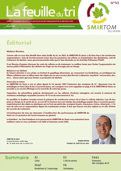 Feuille du tri 43 – Janvier 2024